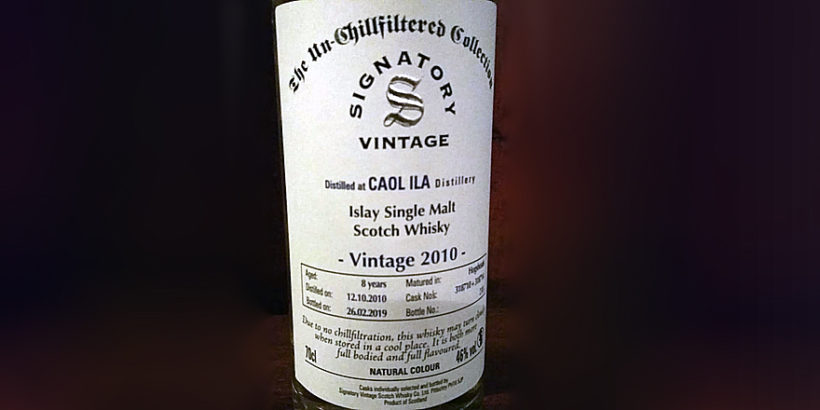 LANGE Whisky des Monats: SIGNATORY VINTAGE Un-Chillfiltered Caol Ila 2010